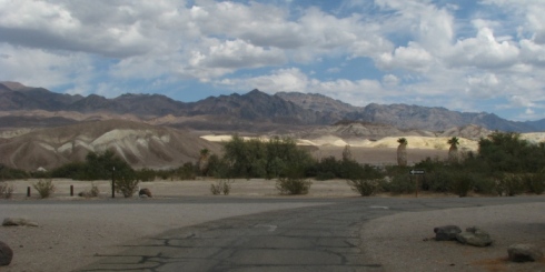 Furnace Creek Campground, Death Valley, Californien, rejser, autocamper, motorhome