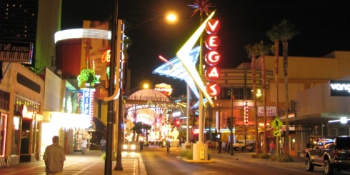 Rejser til Las Vegas, USA - Fremont Street