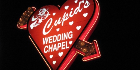 Rejser til Las Vegas, USA - Wedding skilt