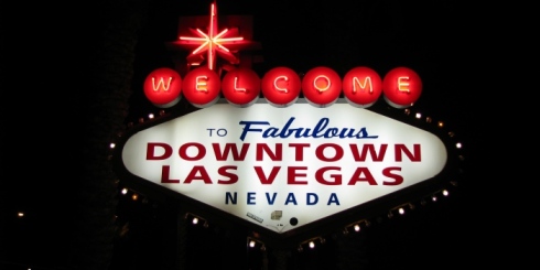 Rejser til Las Vegas, USA - Las Vegas skiltet